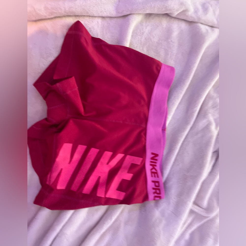 pink nike pros
